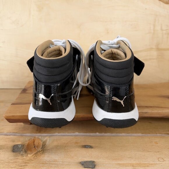 Puma TitanTour Ignite shoe hi-top Black White 6.5 Mens - Picture 7 of 8